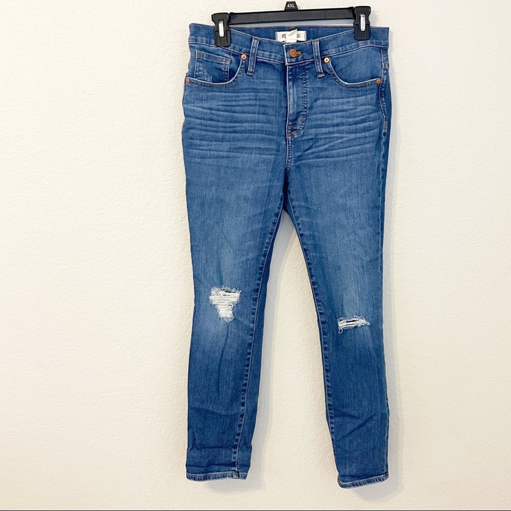 Madewell 9 inch High Rise Skinny Crop Jeans